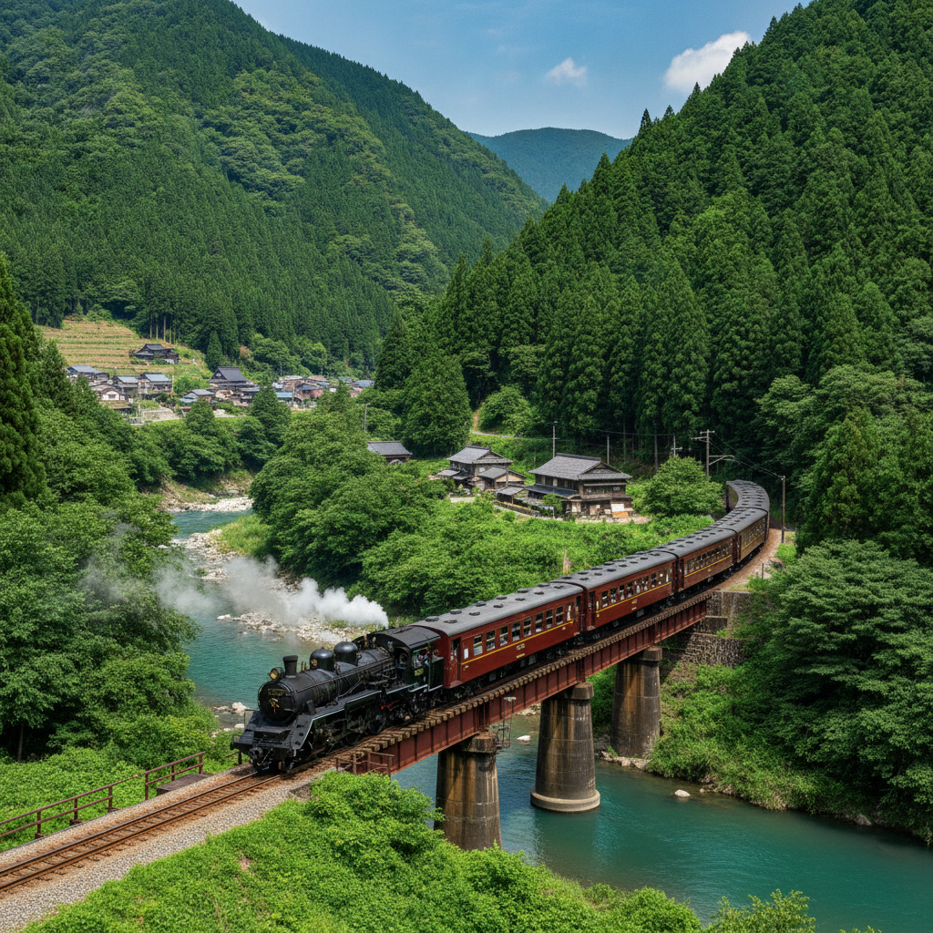 大井川鉄道観光の真髄：SLと秘境が織りなす癒やしの旅 大井川鉄道 観光 見どころ