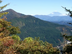 天狗石山からの七ツ峰と富士山